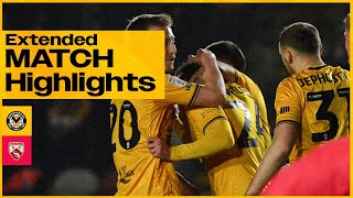 Extended Highlights  Newport County v Morecambe [upl. by Grimaud]