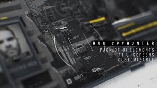 HUD SpyHunter  After Effects Project Files [upl. by Yelyab]