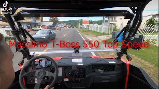 Massimo T Boss 550 Top Speed [upl. by Arutek]