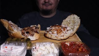 ASMR MUKBANG Tombik ve Ekmek Arası Döner neromasmr [upl. by Missak]