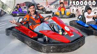 ₹100000 GoKart Race on Real Track🔥 कौनसी गाड़ी रेस जीतेगी [upl. by Ahsienad]