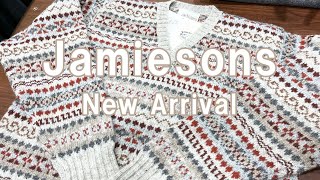 2023 24 秋冬 新作 当店別注 Jamiesons ジャミーソンズ フェアアイルニット シェットランドニット rootweb hiroshima ルーツウェブ 広島 [upl. by Guinna]