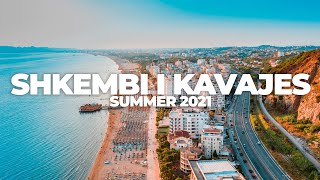 PLAZHI SHKEMBI I KAVAJES DURRES 2021  4K DRONE VIDEO ALBANIA [upl. by Animsaj]