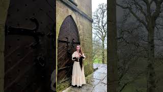 Kingdom Dance from Tangled  Playing Tin Whistle in a 19th Century Welsh Tower [upl. by Namyaw]