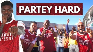 Partey Hard Thomas Partey Special  ft Donae’O Jeremy Lynch Robbie Lyle AFTV and Monzz [upl. by Eugirne]