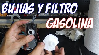 CAMBIO FILTRO DE GASOLINA Y BUJIAS Z900 [upl. by Hars47]