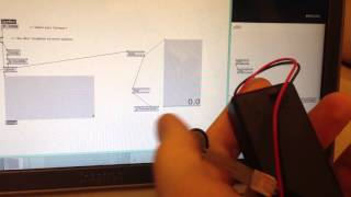 Firmata remote arduino vvvv bluetooth OSC Resolume [upl. by Nho]