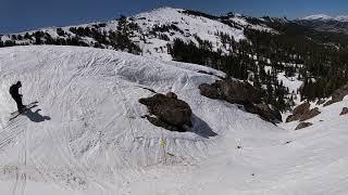 Kirkwood top of the wall to Dicks drop April 10th 2021 [upl. by Vassili502]