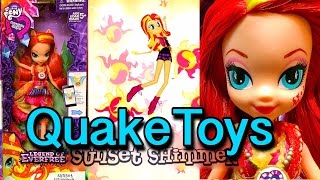 New My Little Pony Equestria Girls Legend of Everfree Sunset Shimmer Boho MLP Zapcode QuakeToys [upl. by Leroj]