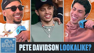 PETE DAVIDSON YELICH TALKS COMPARISON  ON BASE WITH MOOKIE BETTS [upl. by Eirrej243]