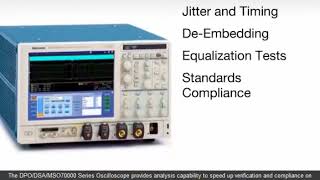 Tektronix DPODSAMSO7000 Digital amp Mixed Signal Oscilloscope Overview [upl. by Celka]