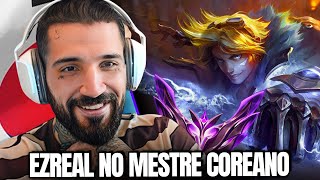 BRTT ACABOU COM O GAME DE EZREAL NO MESTRE COREANO  BOOTCAMP DO BRTT NA KR [upl. by Nnaeirual]