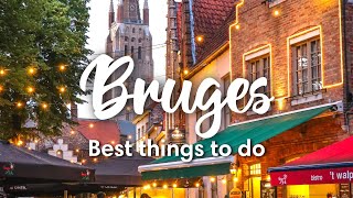 BRUGES BELGIUM  5 Things You SHOULD do in Bruges [upl. by Avram]