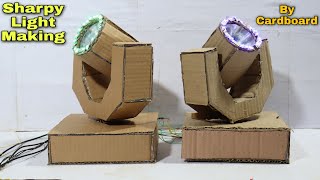 How to Make Dj sharpy Light At HomeAmazingMovingDj SharpyLight  By Cardbord  Mini sharpy [upl. by Eillak]