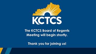 KCTCS Board of Regents Special Meeting [upl. by Anolahs372]