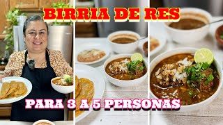 BIRRIA DE RES PARA 3 A 5 PERSONAS  MAS SALSA PICANTE PARA TU ACOMPANAR TU BIRRIA [upl. by Naashom]