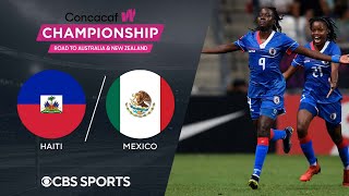 Haiti vs Mexico Extended Highlights  CONCACAF W Championship  CBS Sports Attacking Third [upl. by Galasyn846]