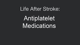 Antiplatelet Medications [upl. by Jasmine]