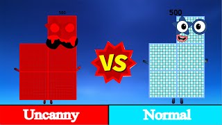 Uncannyblocks Band Remastered 401500 Uncanny Vs Normal Part5 Who win [upl. by Arehahs]