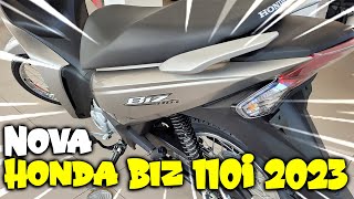 Nova Honda Biz 110i 2023  Saibam o que MUDOU e o PREÇO dela em pleno final de ano [upl. by Etnaik825]