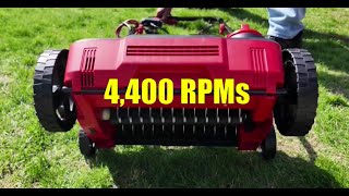 Most Powerful and Cheapest DethatcherScarifier  Tested and Reviewed  Power Rake [upl. by Ajiam]