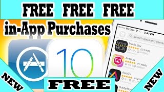 INAPP PURCHASES FREE  PAID APPS FREE iOS 10 2017 3 Ways FREE NO JAILBREAK [upl. by Ansela]