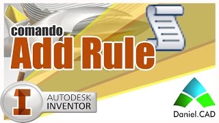 Autodesk Inventor 2015  Add Rule Caixa de Mensagem [upl. by Akeret]