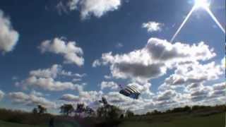 Skydiving Accident Canopy Collapse [upl. by Phelips741]