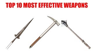 Top 10 Most Effective MEDIEVAL Weapons [upl. by Perl]