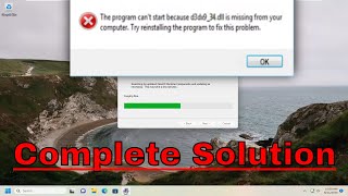 How to Fix d3dx934Dll Error in Windows 11 Guide [upl. by Hildagarde51]