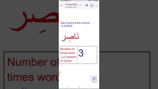 Basic grammatical analysis of Quran [upl. by Ytissahc]