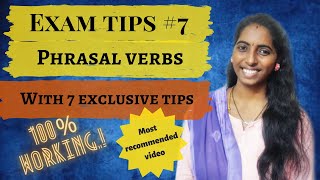 Exam tips 6  How to score full marks in Phrasal Verbs  11th amp 12th English  Nidhi with English [upl. by Hike284]