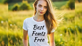 Best fonts Fonts for Photoshop Free fonts download Beautiful fonts for design Fonts for logos [upl. by Ahsiek]