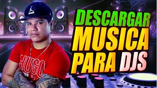 💥 LAS MEJORES PAGINAS DE DONDE DESCARGAR MÚSICA PARA DJS 2024 DjDarrelElapoderado ✔ [upl. by Akyeluz]