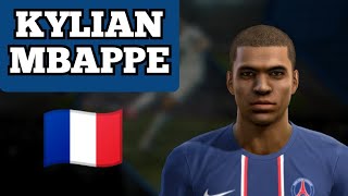 Kylian Mbappé Face Pes 2013 FrancePSG [upl. by Yrallam]