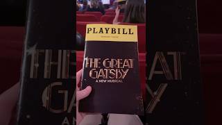 The Great Gatsby GreatGatsbyMusical musicaltheater theatrekid broadway newyork musical fyp [upl. by Taryne172]