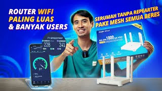 PENGEN WIFI LUAS amp KENCANG  Ganti Routermu Pake RUIJIE RG EW1800Gx Pro [upl. by Redla484]