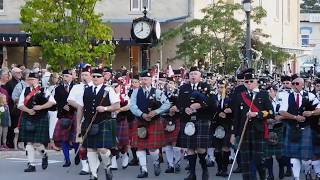 Kincardine Ontario Canada Scottish Pipe Bands 26th Annual Gathering of the Bands [upl. by Barthold286]