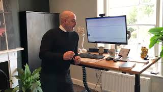 Flomotion SitStand Desk Review  Customer Testimonial with Neil [upl. by Daphene]