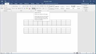 How to Split and Merge Tables in Word 2016 [upl. by Ilajna840]