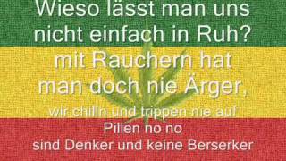 Ganja Man Ich rauch mein Ganja text [upl. by Bernard]