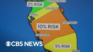 Tornado risks in Florida as Hurricane Milton approaches [upl. by Rosdniw207]