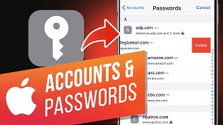 How to See Accounts and Passwords on iPhone  How to View and Edit Passwords Saved with Safari [upl. by Picker]