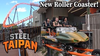 Steel Taipan is OPEN at Dreamworld Gold Coast New Roller Coaster [upl. by Wood]