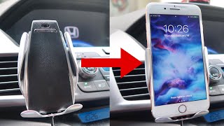 BEST Automatic Clamping Wireless Car Charger Mount  Smart Sensor [upl. by Matheson]