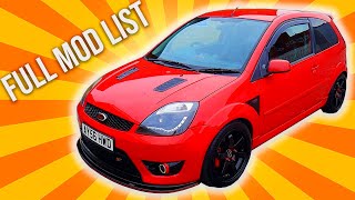 Fiesta ST150  Full Modification List [upl. by Eelasor]