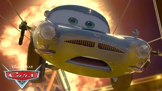 Finn McMissiles Getaway Chase in Cars 2  Pixar Cars [upl. by Attelrak]