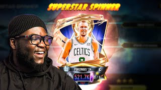 NBA 2K Mobile  FINALS SUPERSTAR SPINNER 😍 [upl. by Esinaej]