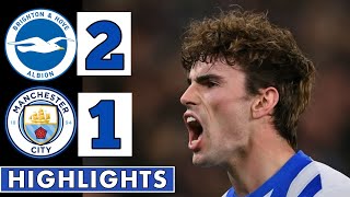 🔵Brighton vs Manchester City 21  All Goals amp Extended HIGHLIGHTS  Premier League [upl. by Amahcen]