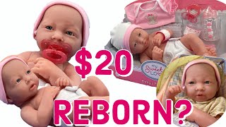 20 Reborn Baby Cheap Realistic Baby Doll Review  Berenguer JC Toys Newborn Doll [upl. by Selimah732]